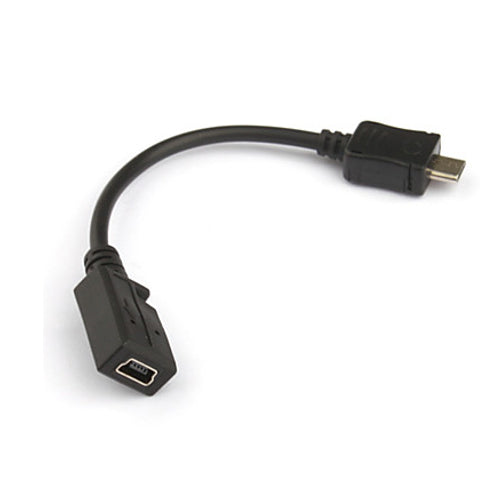 Câble de chargement adaptateur micro USB mâle vers mini USB femelle (17 cm) Câble de chargement adaptateur micro USB mâle vers mini USB femelle (17 cm)